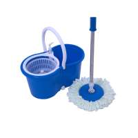 Portable folding wet and dry floor spin 360 mop bucket