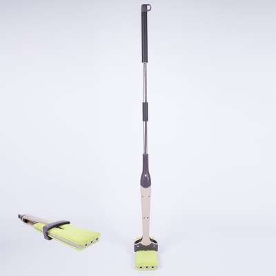 Automatic water squeeze double sided lazy flat mop