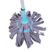 Household portable Dry wet amphibious cotton thread twist mop rod